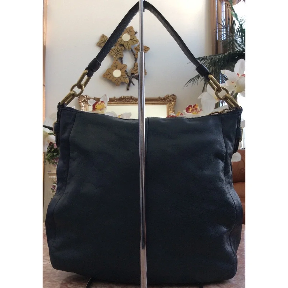 COACH Ashlyn Chelsea Dark-Green‎ Hobo Shoulder Hobo HandBag Purse F17816 Rare